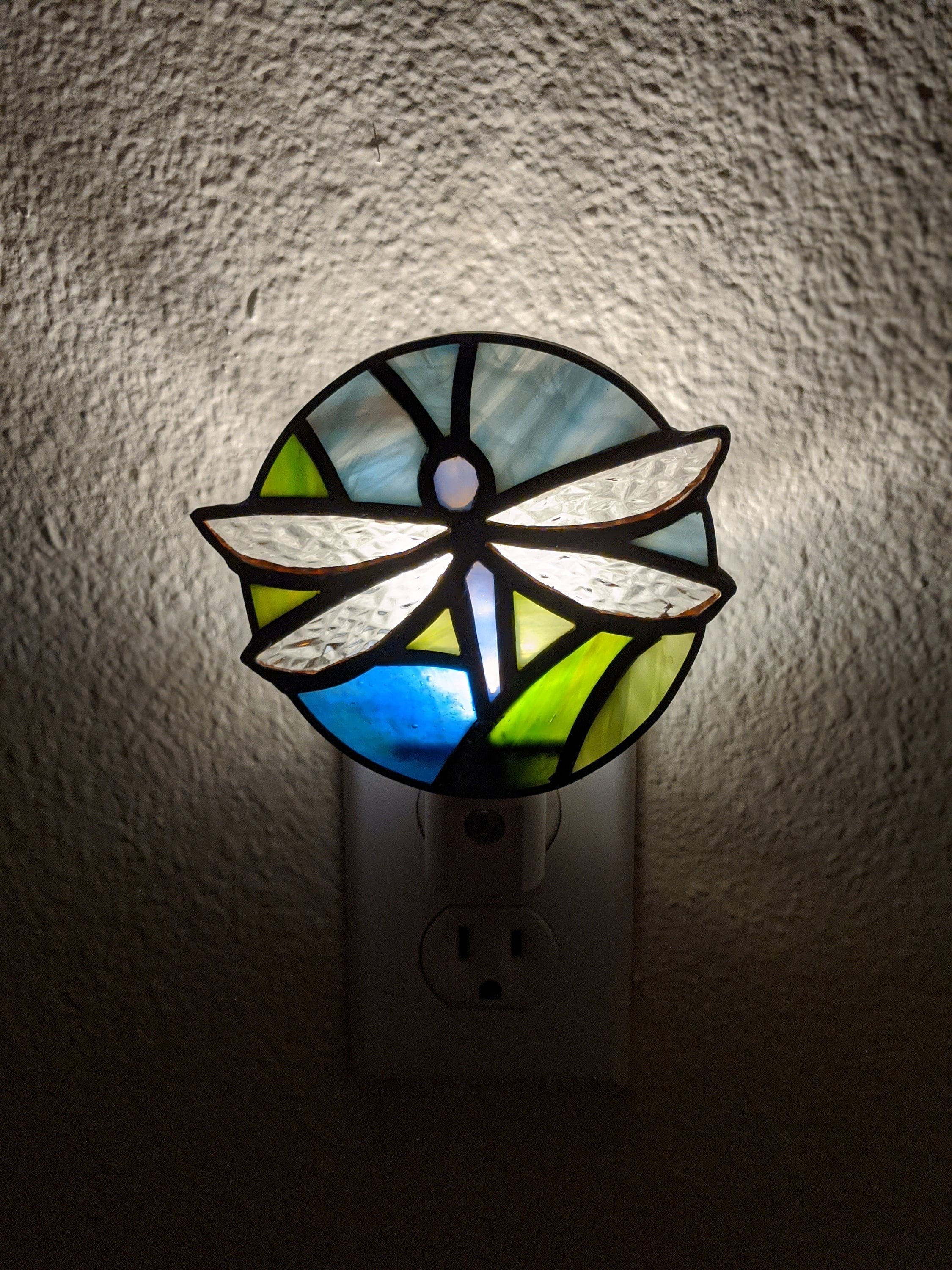 Stained glass night light discount