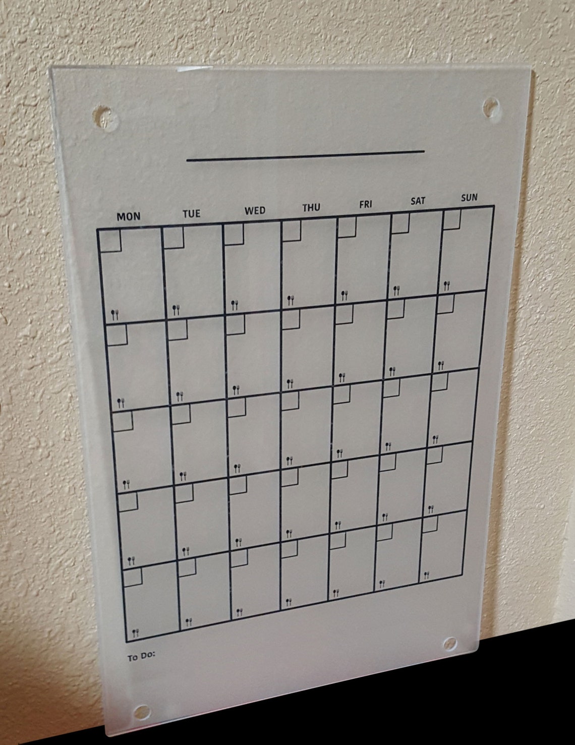 VINYL ONLY Custom Calendar for IKEA Kludd Messageboard Boxes Etsy
