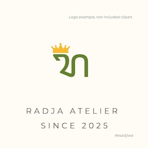 Javanesisk skrift Clipart PNG Aksadjiwa Vol. 1