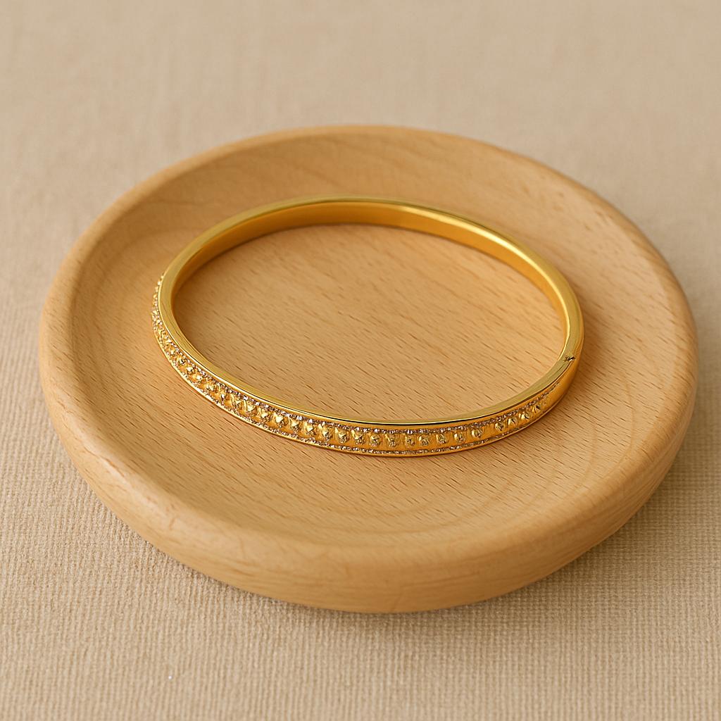 Golden Grace Bangle - Etsy