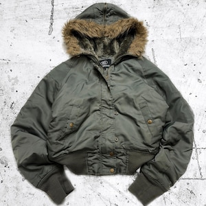 Y2k Puffer Jacket With Fur - Etsy