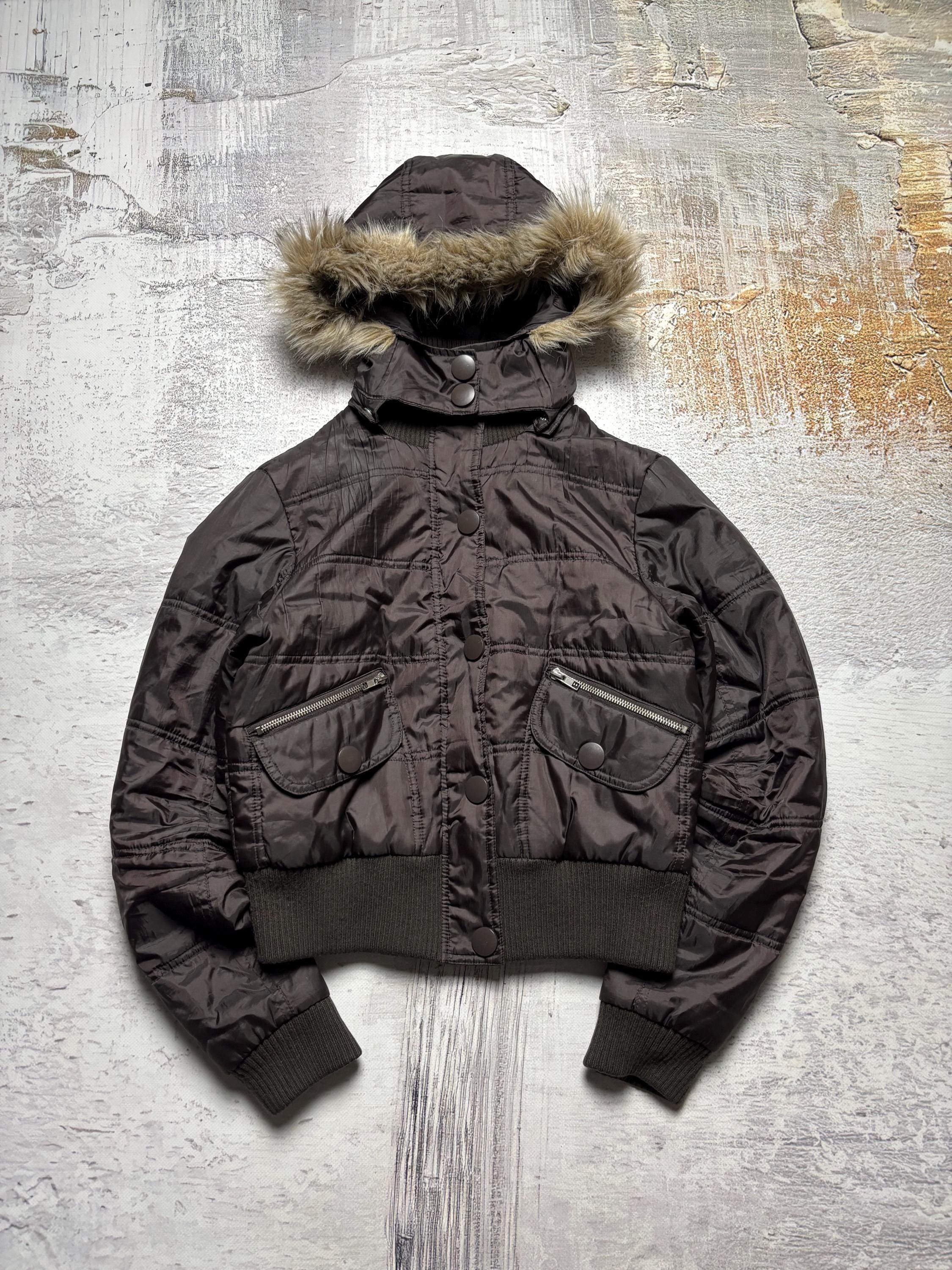 ジャケット・アウター wjk Archive Y2K Fur Hooded Puffer Jacket wjk