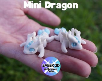 3D Printed Articulated Baby Dragon: PLA Fidget Toy Keychain
