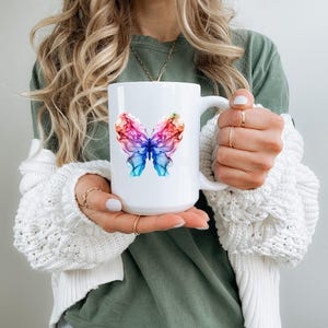 Vibrant Smoke Design Ceramic Mug - Colorful Coffee Cup for Tea Lovers, Unique Gift for Birthdays, Home Decor, Kitchen Essentials, [...]