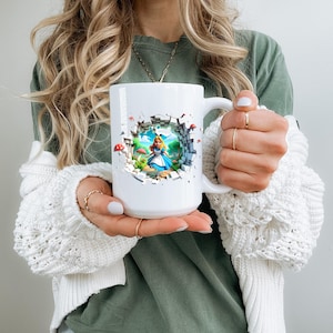 Vibrant Ceramic Mug | Colorful Wall Art Design | Perfect Gift for Art Lovers, Coffee, Tea, Home Decor, Birthday, Special Occasions