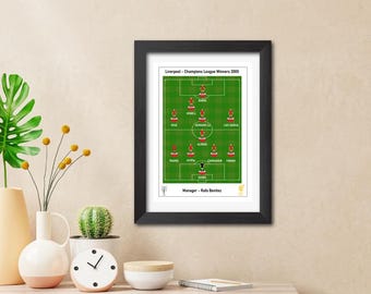 Liverpool - 2005 Champions League Winners Print