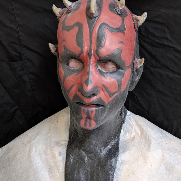 Maul demon inspired silicone mask