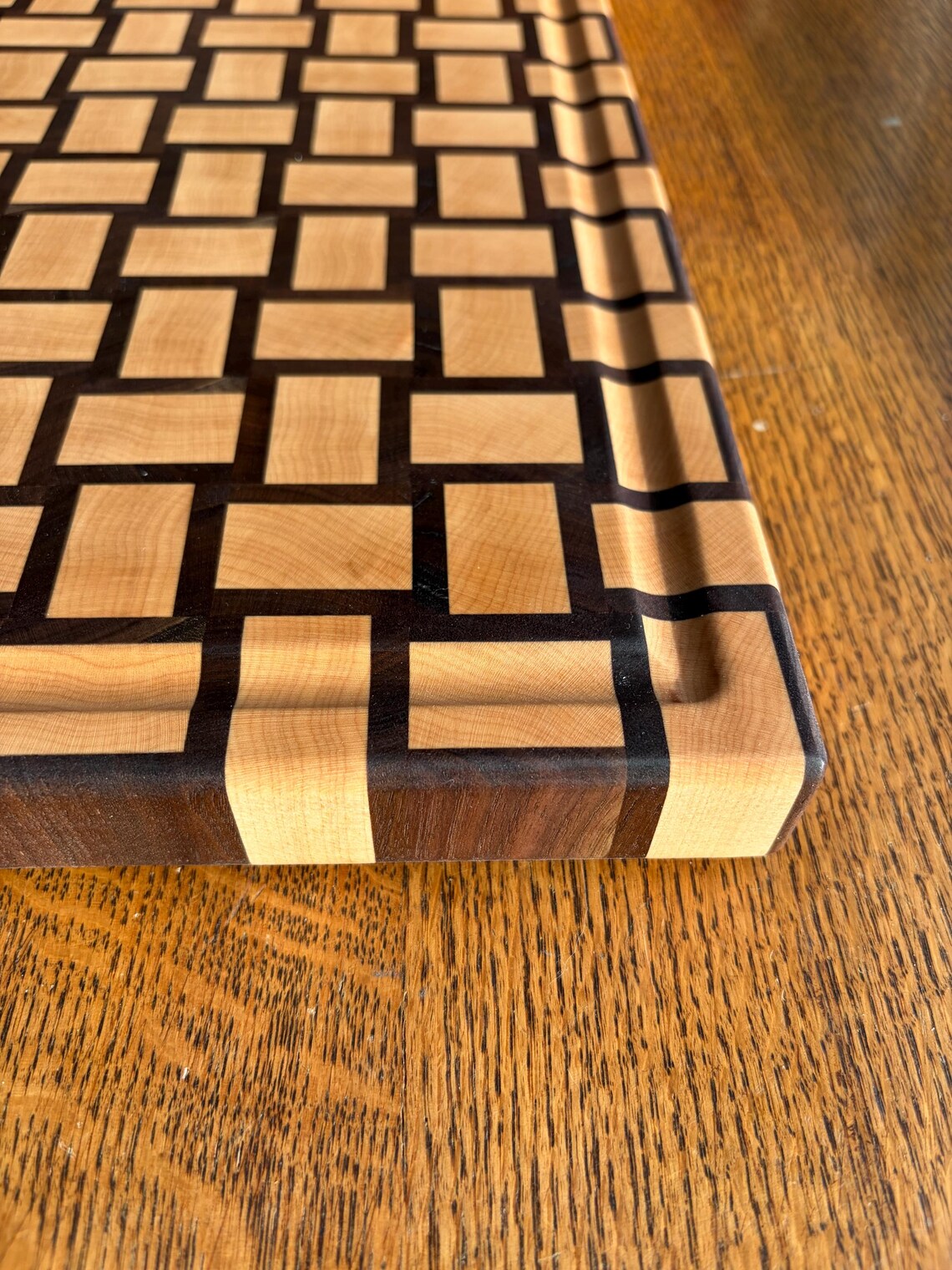 Basket Weave End Grain Cutting Board - Etsy