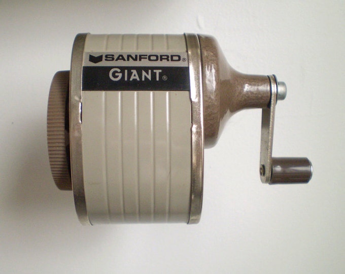 Vintage Sanford Pencil Sharpener Mountable 3 Different Ways Etsy