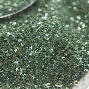 German Glass Glitter, Festive Green 2 Ounce Jar image 8