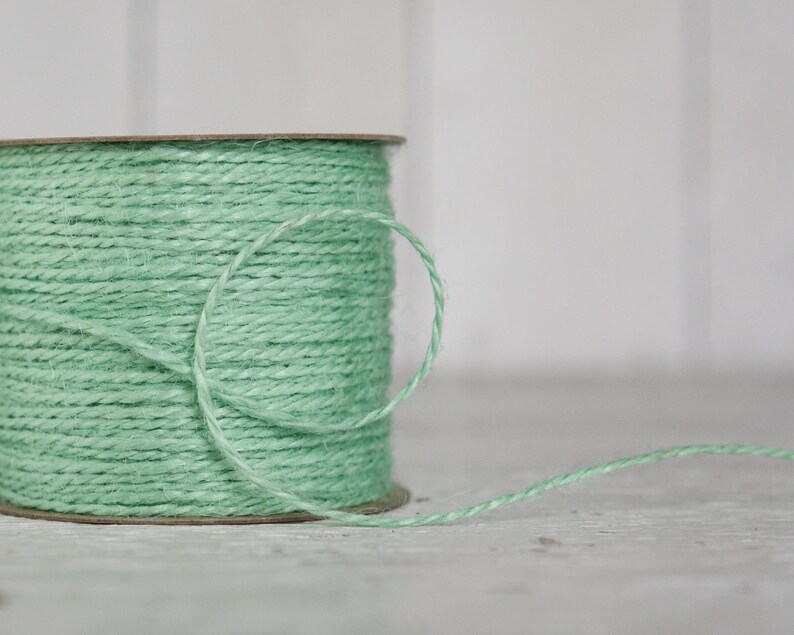 Jute Twine 100 Yard Spool of Twine 2Ply Rustic Craft Etsy