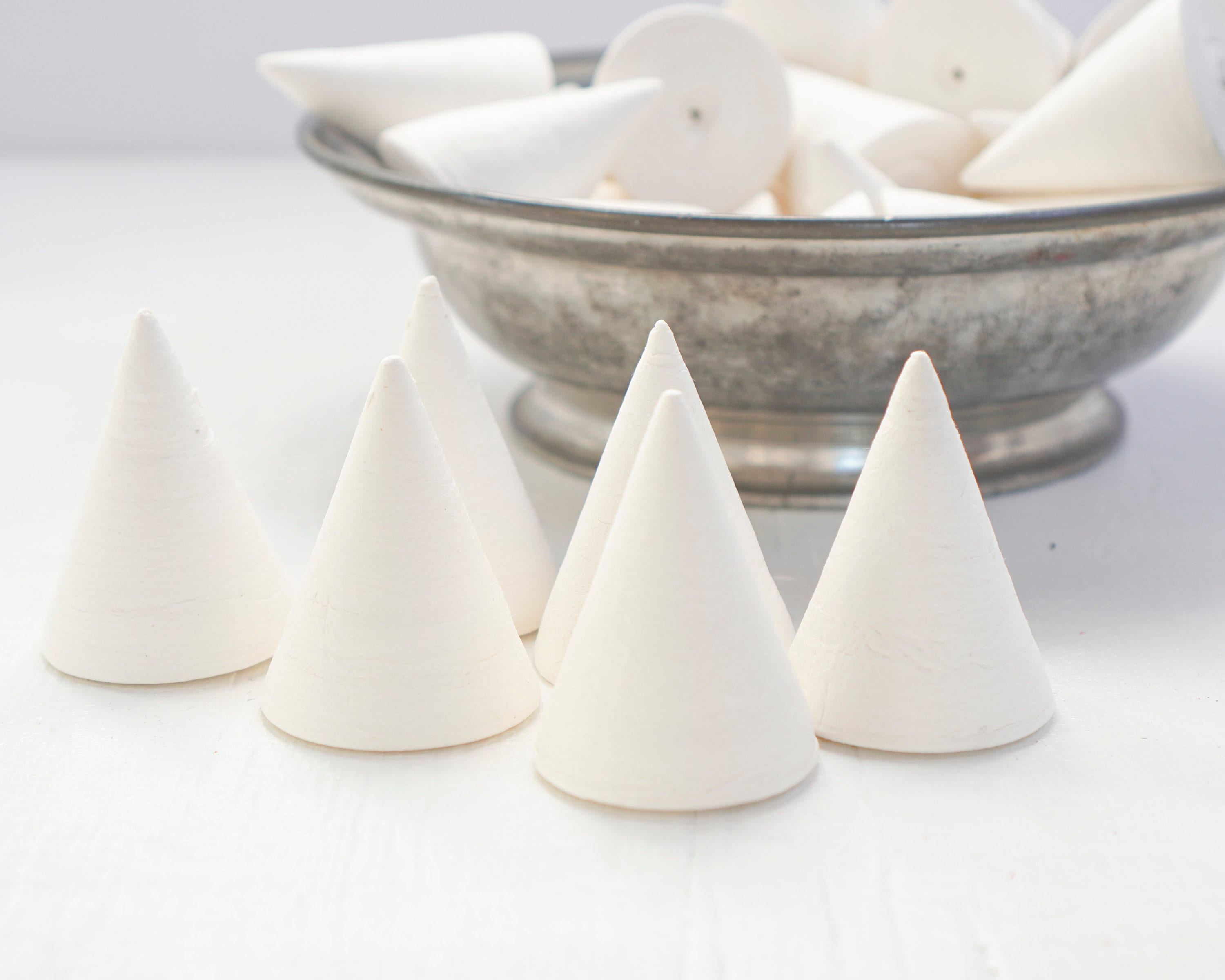 Large Styrofoam Cone, Polystyrene Cone, Wide Diameter Cone, Height