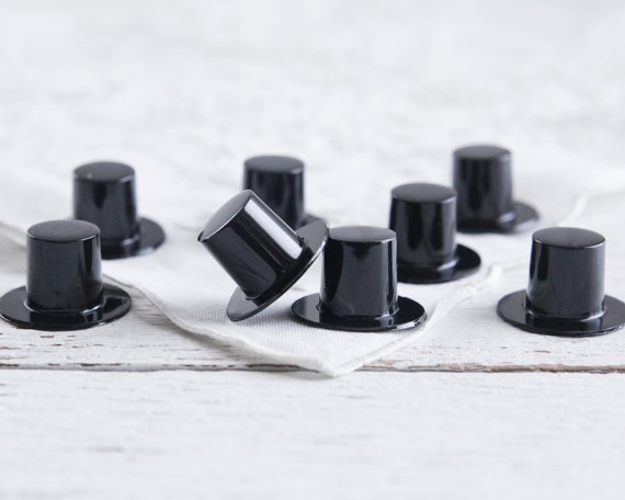 white plastic top hat
