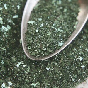 German Glass Glitter, Festive Green 2 Ounce Jar image 6