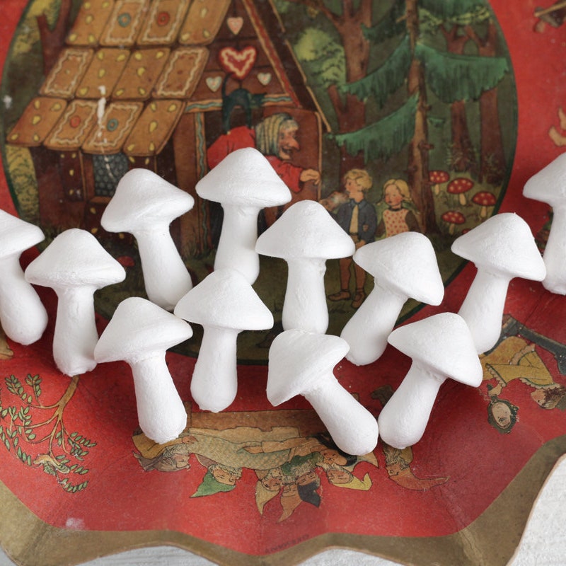 Mushroom Spun Cotton Doll - Etsy