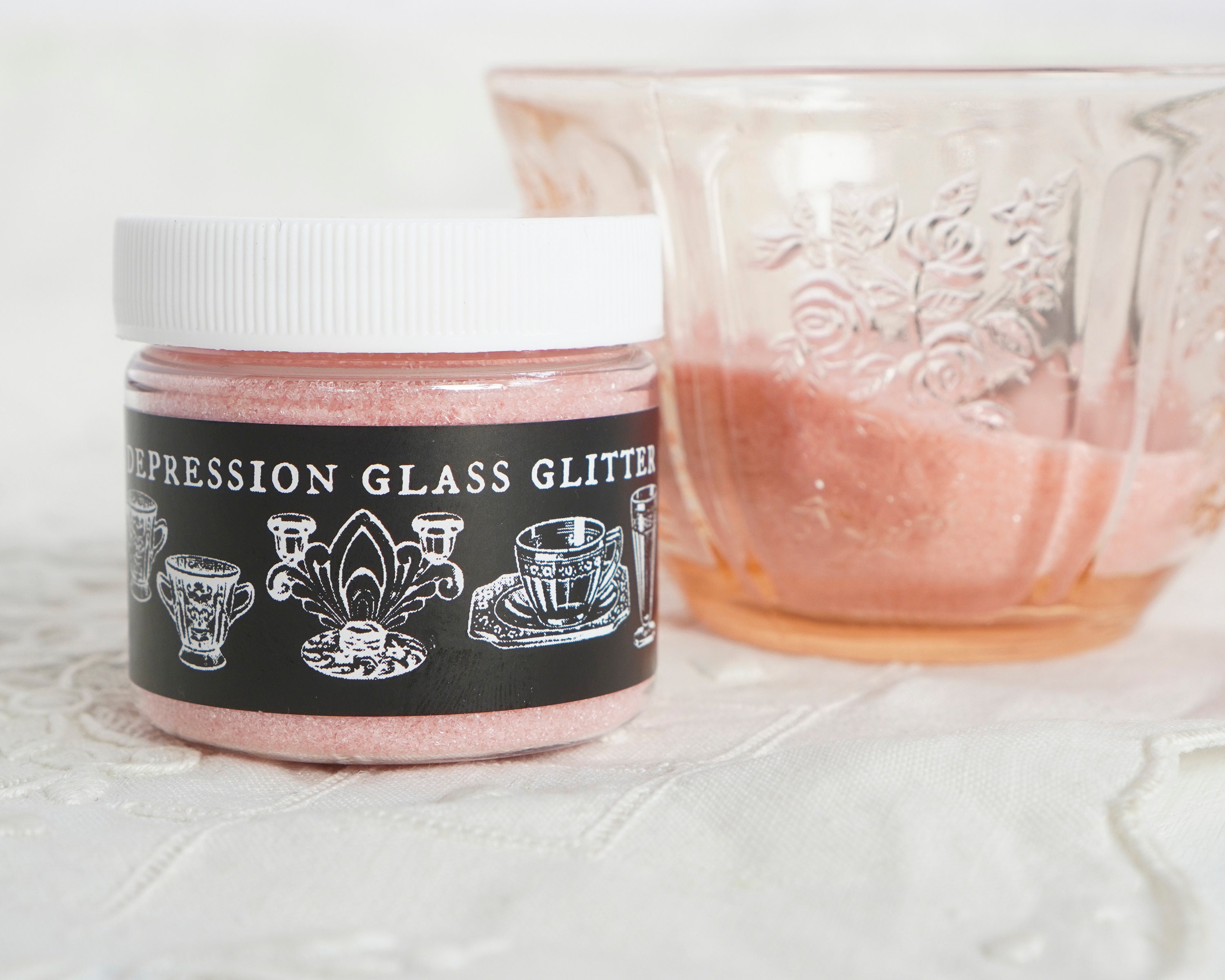 German Glass Glitter, Pale Pink