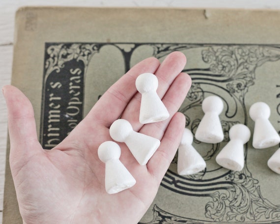 Spun cotton peg dolls on sale