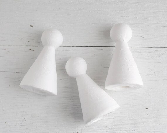 spun cotton peg dolls