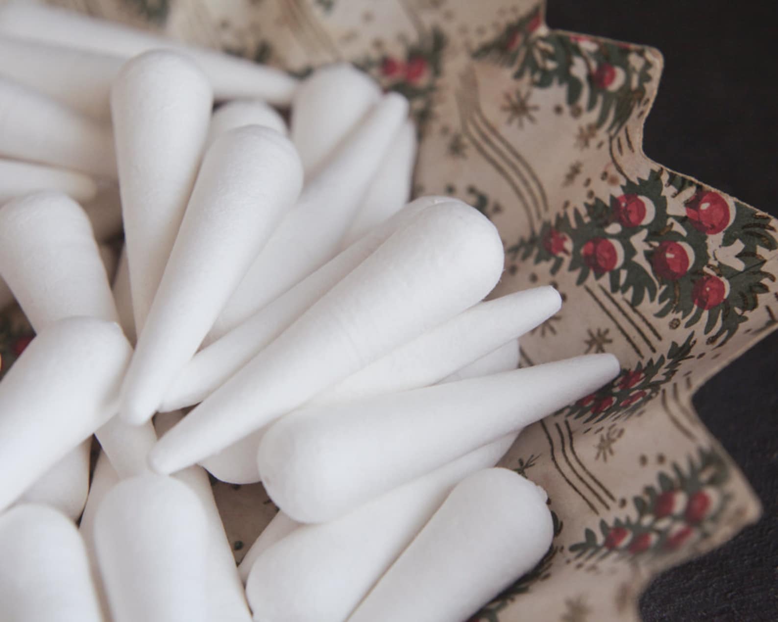 Mini Spun Cotton Icicles Vintagestyle Icicle Ornament Etsy