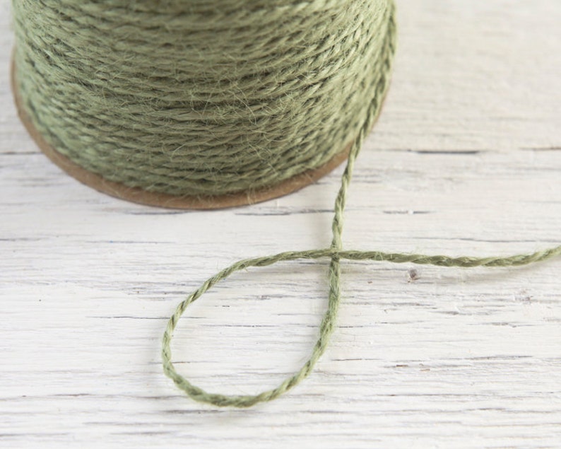 Jute Twine 100 Yard Spool of Twine 2ply Rustic Craft Etsy