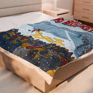 Ohioo State Buckeyees Fleece Blanket, Ohio Funny, OSU Football Fan Gift, Cozy Game Day Blanket, College Sports Merch, Go Buckeyes Throw