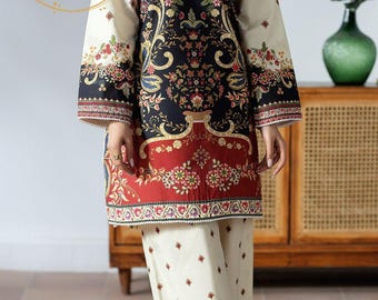 Luxury Silk Grip 2 Piece Outfit for Women, silk dress, wedding dress, indian dress, summer dress, wedding guest dress, womens clothing