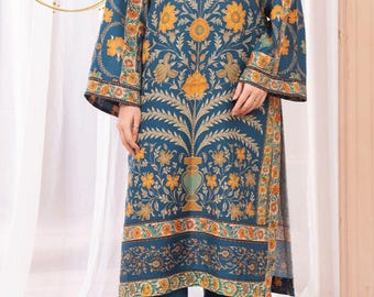 Premium Silk Grip 2-Piece Pret Suit | Smooth & Flowy Shirt and Trouser Set | Elegant Ready to Wear Outfit, desi outfit, festive wear