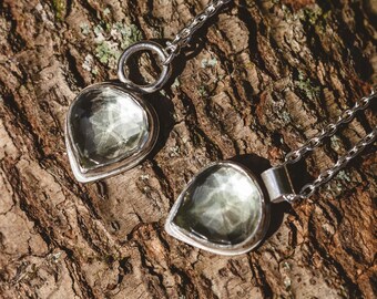 Prasiolite Green Amethyst Pendant, Sterling Silver Floral Necklace, Artisan Jewelry