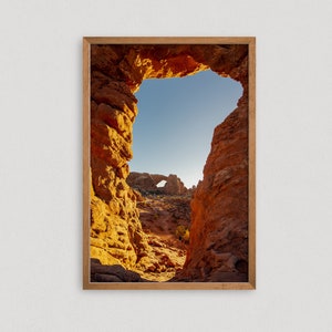 Arches National Park Print, Travel Photo Wall Art, Desert Landscape Pictures, Orange Wall Decor, Nature Photography, Desert Gifts