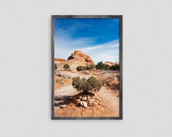 Desert Landscape Wall Art - Desert Decor - Nature Photography - Utah Desert Photography Print - Desert Wall Art - Living Room Wall Decor