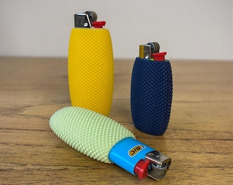 Etui FLIC – Teksturowane etui do standardowych zapalniczek BIC | Ochronna, antypoślizgowa osłona w wielu kolorach