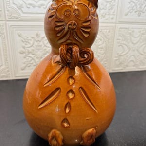 Vintage Italian Ceramic Cat Bank – Mid‑Century Money Box