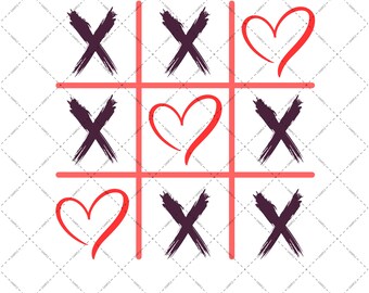 Valentines Day Png, Valentine Png, Valentine Shirt Svg, XOXO Png, Tic Tac Toe Png, Love Png, Heart Png, Digital Download