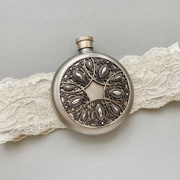 Garter Flask Etsy