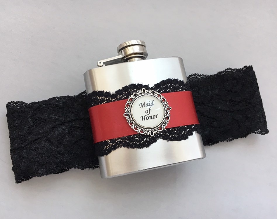 Garter belt flask sales