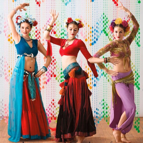 Simplicity 3832 Misses Costumes Sewing Patterns from the Dance Studio - Tribal Belly Dancers / Gypsy Outfit UNCUT for Sizes 14, 16, 18 & 20