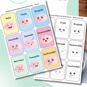 Carte ritagliabili delle emozioni – Stampabili in PDF