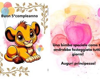 Greeting Card for Little Girl