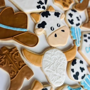 Rodeo/Aminals Farm Sugar Cookies