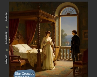 Star-Crossed Whispers|Destined Love|Romantische slaapkamerscène uit de renaissance