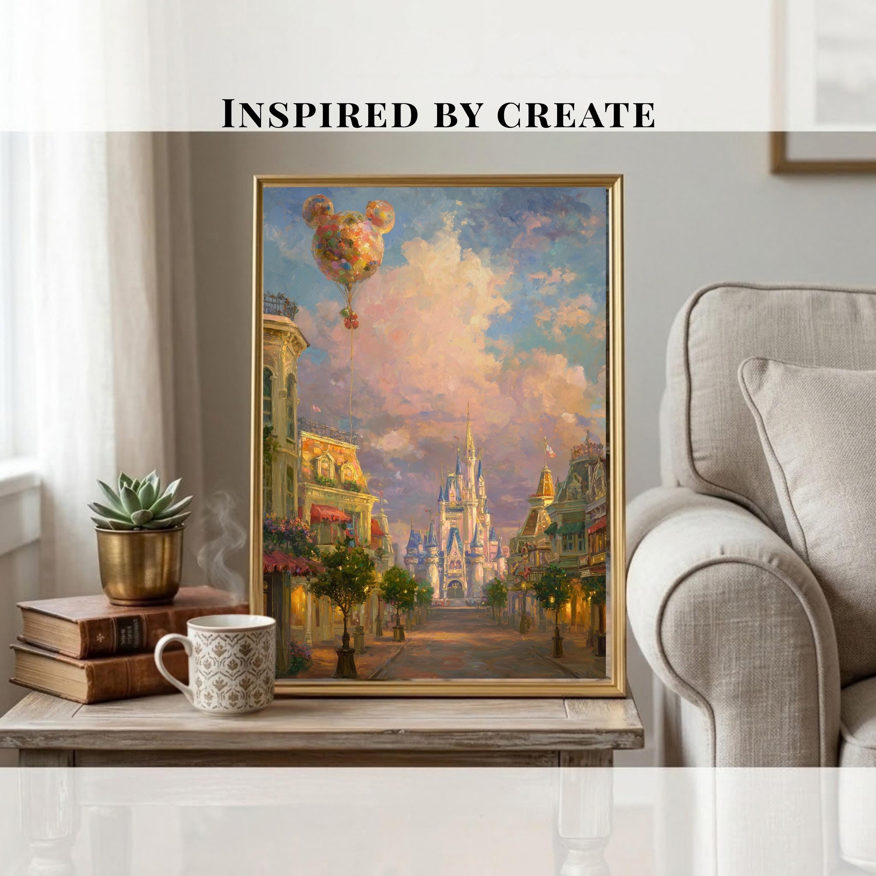 Disneyworld 4 Parks Frame - Etsy