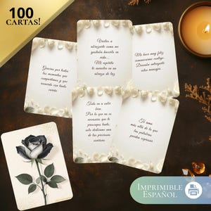 Spanish Oracle Deck: 100 Messages from Loved Ones (PDF Digital Download
