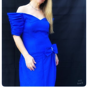 Vintage 1980’s Off-the-Shoulder Dress/Gown