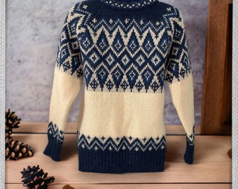 Vintage DEAD STOCK Nordstrikk Fair Isle Grannycore Wool