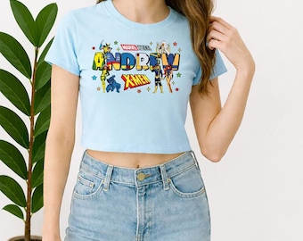 Camiseta personalizada de bebé de la película X-Men del MCU de Disneyland, camiseta de Wolverine de X-Men, camiseta a juego de superhéroes del MCU, camiseta a juego para toda la familia.