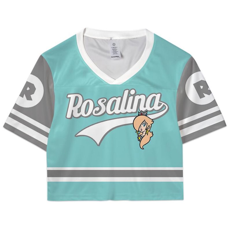 Super Mario Croptop Football Jersey, Disneyland Rosalina Football Jersey, Mario Movie Shirt, Epic Universe Mario Group Shirt -5 afbeelding 1