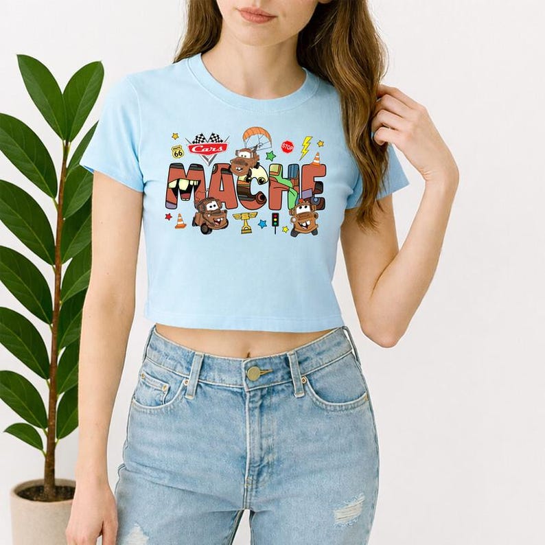 Custom Name Tow Mater Baby Tee Shirt, Personalized Disneyland Birthday Shirt, Disneyland Family Matching Trip Shirt, Cars Movie Family Tee image 3