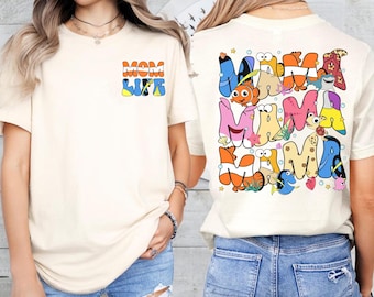 Disneyland Dad Mom Finding Nemo Theme Shirt, Marlin Finding Nemo Shirt, Disneyland Couple Matching Shirt, Mother Father's Day Gift 01
