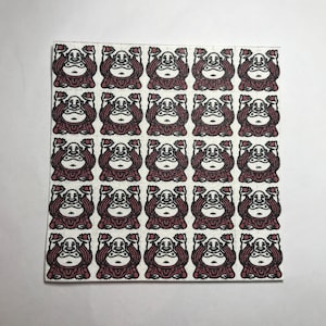 Blotter Art Buddha 9cm x 9 cm (100 squares)