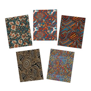 Cartões de felicitações coloridos com vários designs para qualquer ocasião, cartões exclusivos,